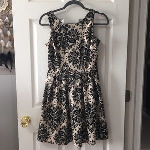 Black and nude dress